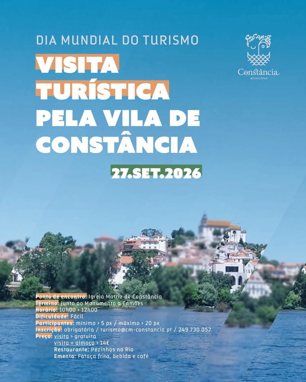 Visita tur&iacute;stica pela Vila de Const&acirc;ncia